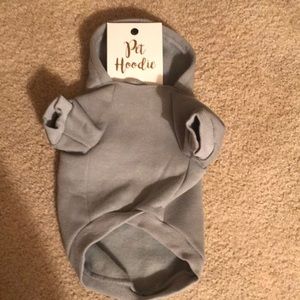 NWT Small Gray Pet Hoodie